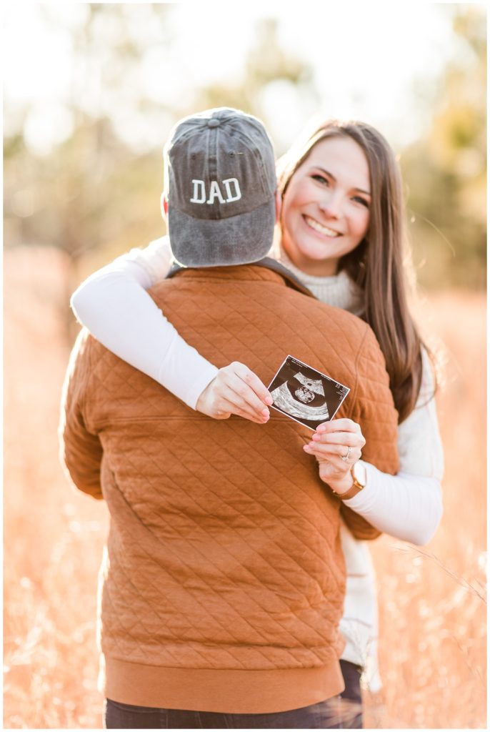 A Golden Hour Pregnancy Announcement Johnny And Cristina Virginia